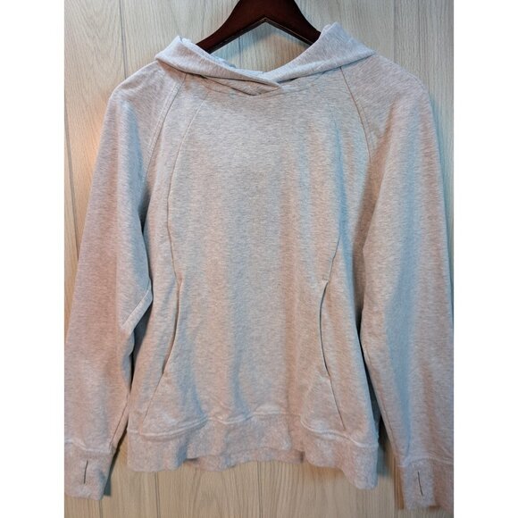 Lululemon Scuba Pullover Hoodie Sweatshirt Comfy Gray Size 8 Athleisure Yoga - Picture 2 of 6